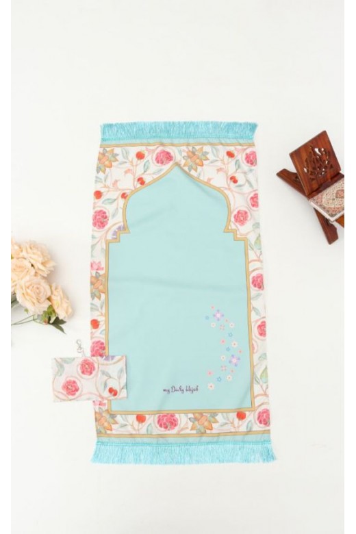 Sajadah Travel Azzura Rumbai Blue